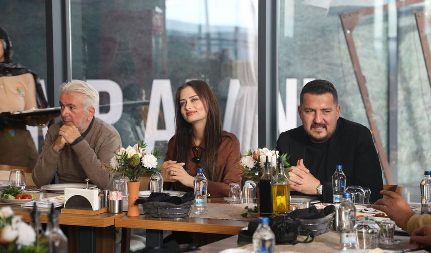 Korkuteli Belediye Başkanı Saniye Caran, gazetecilerle buluştu