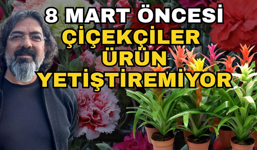 8 Mart öncesi çiçekçiler ürün yetiştiremiyor