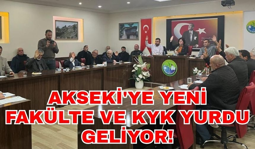 Akseki Belediyesi'nden dev eğitim atağı! Akseki'ye yeni fakülte ve KYK yurdu geliyor