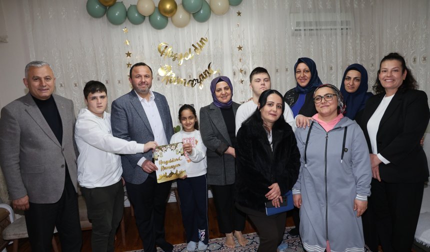 Aksu'da vatandaşlara moral ziyareti