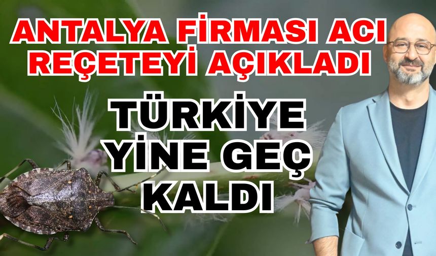 Antalya firması acı reçeteyi açıkladı! Türkiye böcek kullanımında geç kaldı