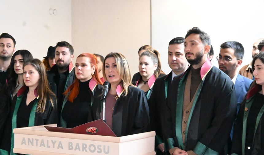 Antalya’daki avukatlar Kumluca’daki olay için ayağa kalktı