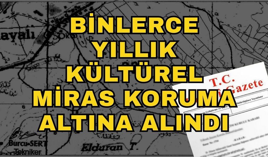 Binlerce yıllık Çağıl Tümülüsü koruma altına alındı