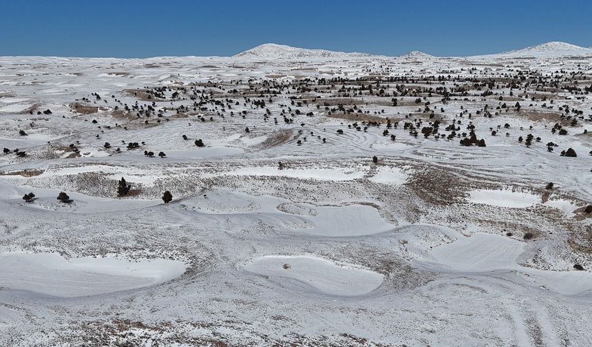 Toroslar ‘da obruklar karla doldu