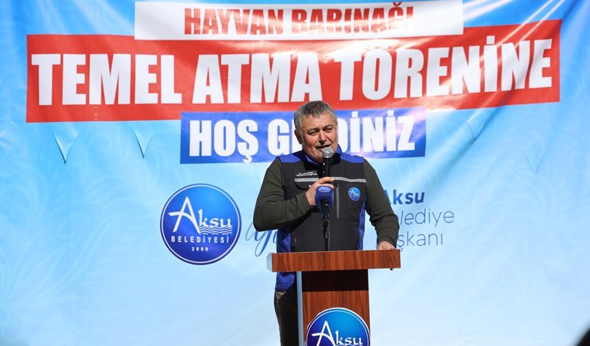 Aksu Belediyesi’nden can dostlara 24 milyonluk şefkat yuvası