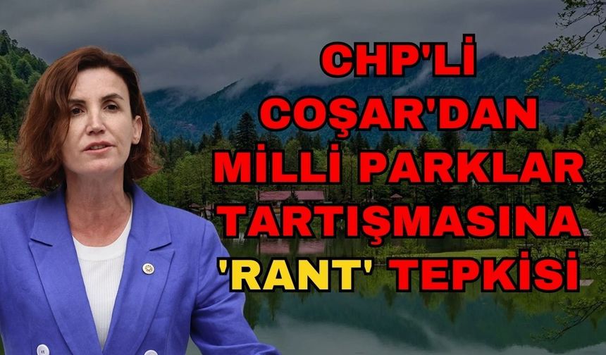 CHP'li Coşar'dan Milli Parklar tartışmasına 'Rant' tepkisi