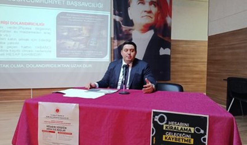 Başsavcıdan öğrencilere dolandırıcılık uyarısı