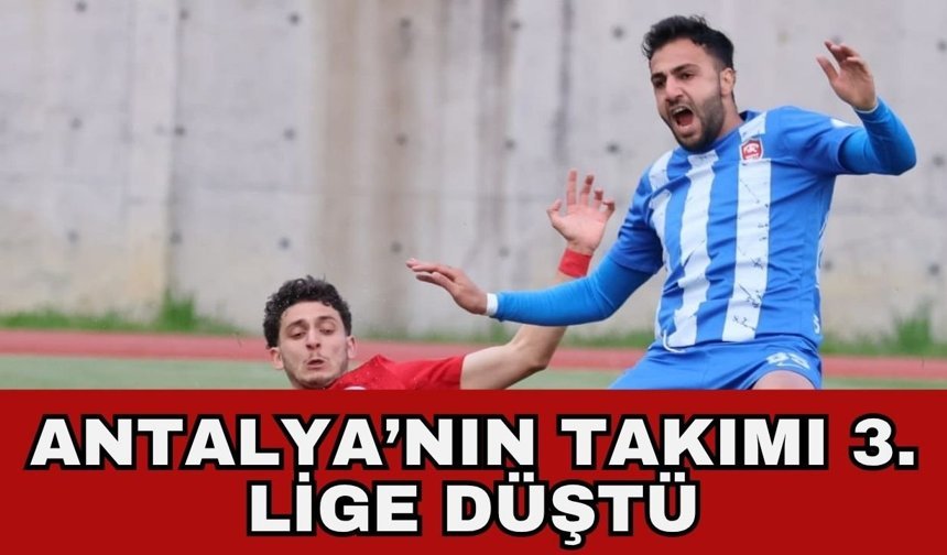 Beyoğlu’na 1-0 yenilen Kepezspor 3. Lig’e düştü