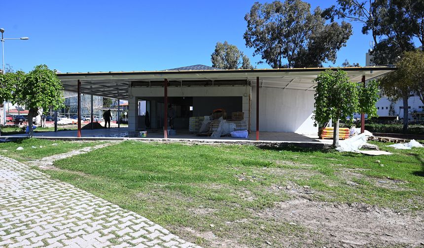 Kemer Belediyesi Deniz Kafe için hazırlanıyor