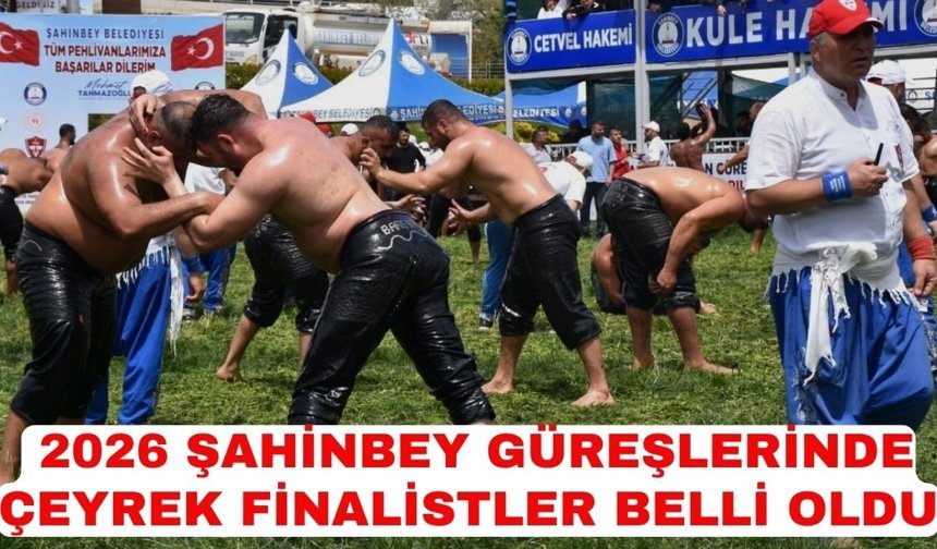2026 Şahinbey güreşlerinde çeyrek finalistler belli oldu