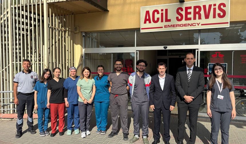 Aydın’da kaymakam Polat’tan görev başındaki ekipler sürpriz bayram ziyareti