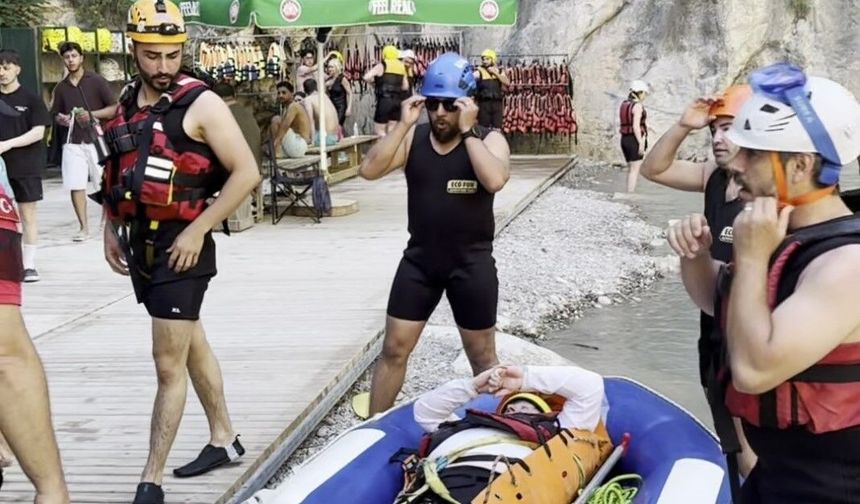 Göynük Kanyonu’nda AFAD’dan film gibi kurtarma