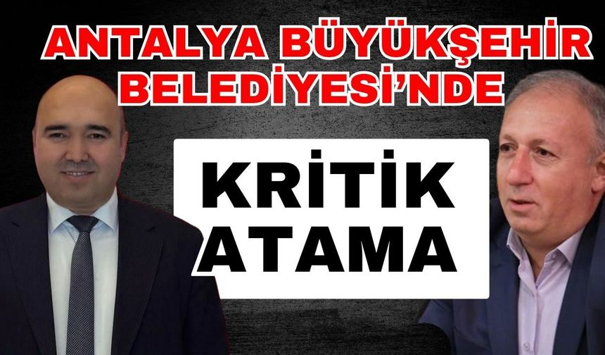 Kültür Daire Başkan Vekili belli oldu