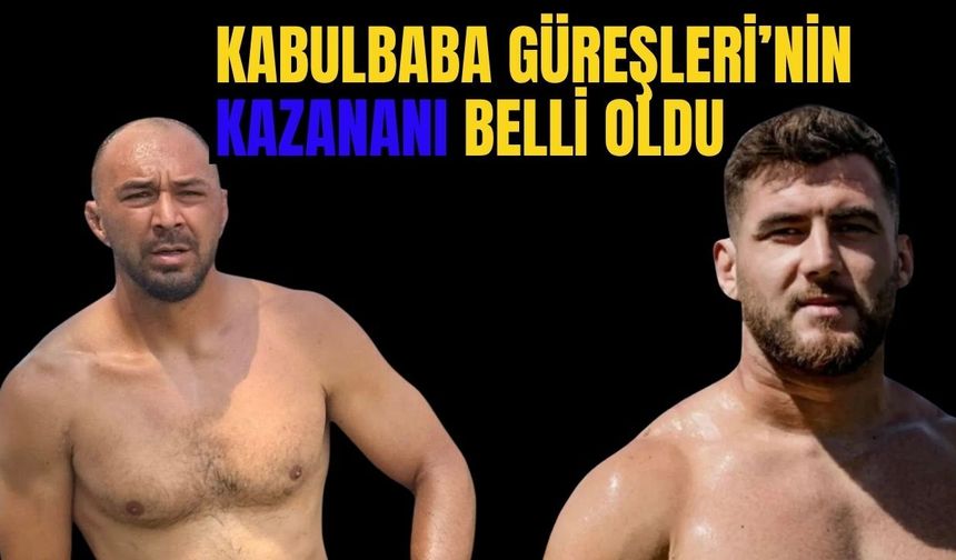 2026 Kabulbaba Yağlı Güreşleri'ni Antalyalı başpehlivan kazandı