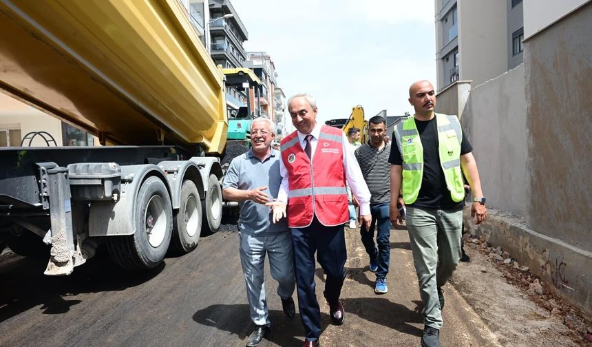 Kepez Belediye Başkanı Mesut Kocagöz çalışmaları inceleme altına aldı