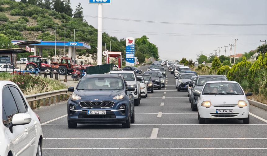 Muğla’da bayram trafiği 22 kilometreye ulaştı