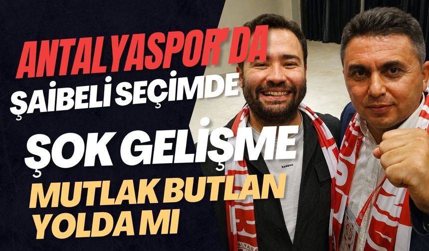 Antalyaspor'da şaibeli seçimde şok gelişme