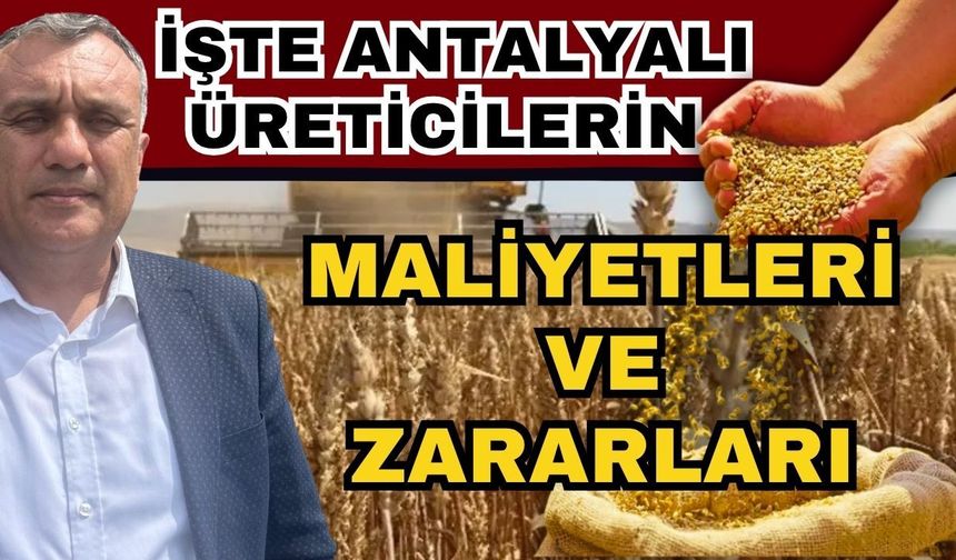 Fiyatlar hayal kırıklığına neden oldu! İşte Antalyalı üreticilerin maliyetleri ve zararları