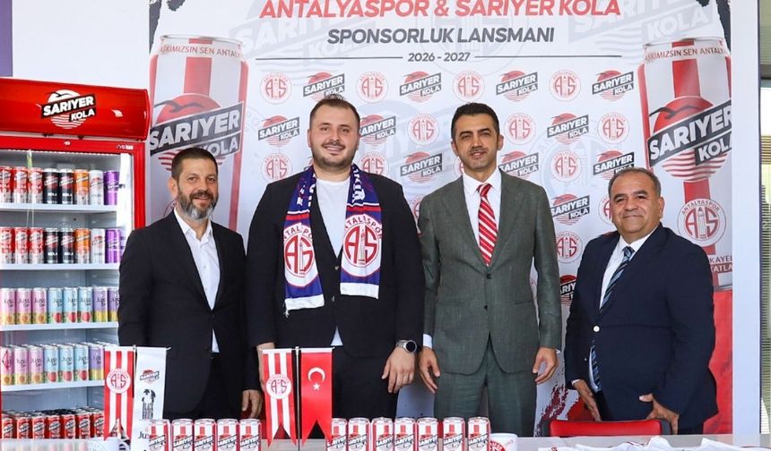 Antalyaspor’un yeni sponsoru Sarıyer Cola oldu