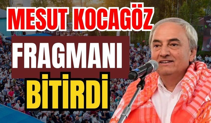 Kepez Belediye Başkanı Mesut Kocagöz fragmanı bitirdi