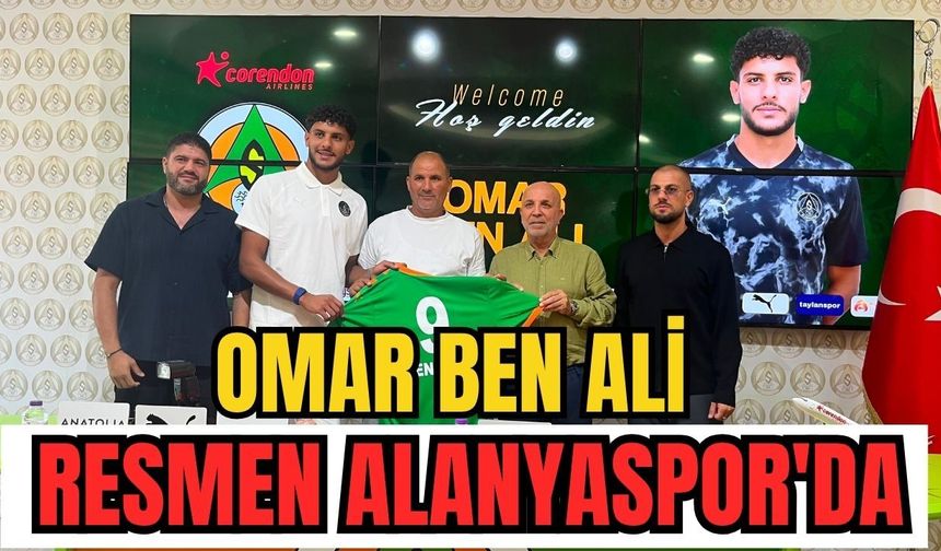 Alanyaspor'dan ilk transfer hamlesi! Omar Ben Ali resmen Alanyaspor'da