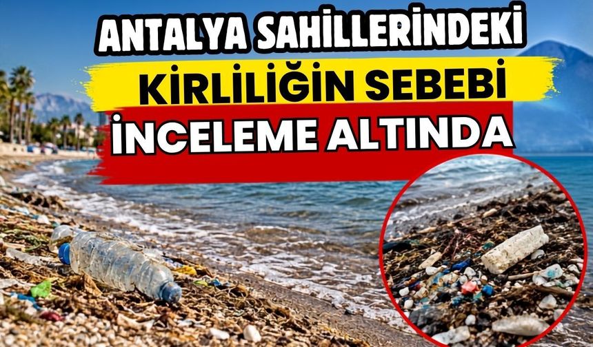 Antalya sahillerindeki kirliliğin sebebi inceleme altında
