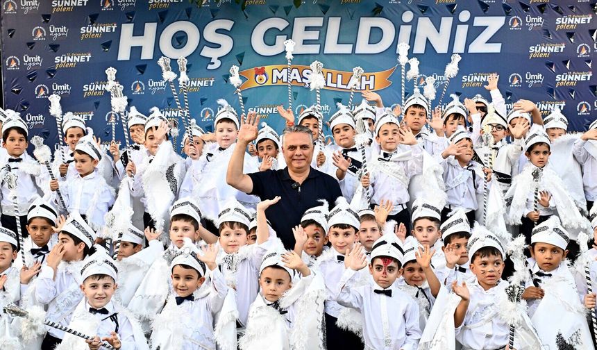 Antalya’da 122 çocuk için sünnet şöleni