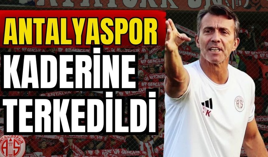 Antalyaspor, Antalyalılar tarafından kaderine terkedildi