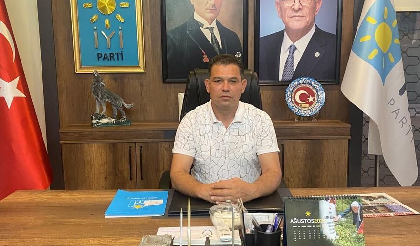 İYİ Parti Serik İlçe Başkanı Erhan Uzun’dan çerçeve yasaya sert tepki