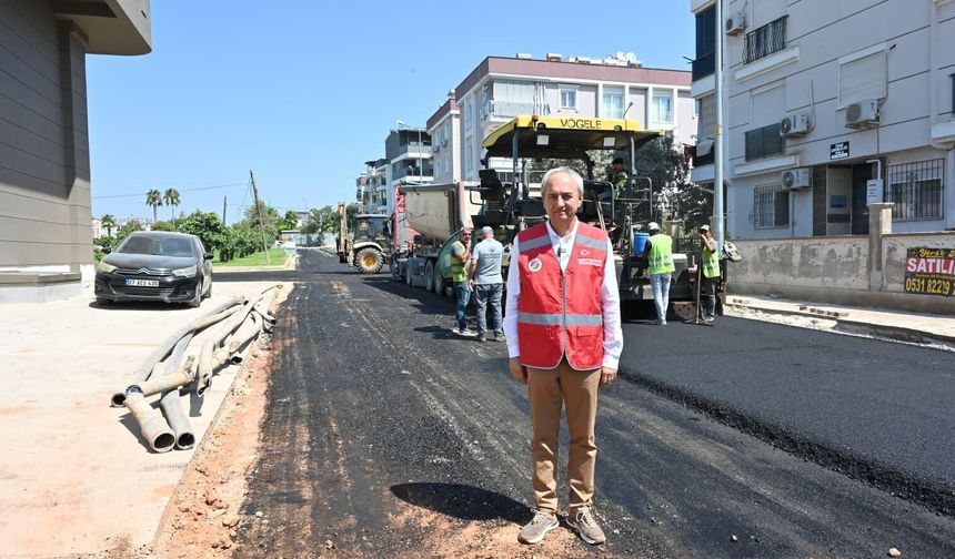 Kepez Belediyesi 7 sokağı yeniledi