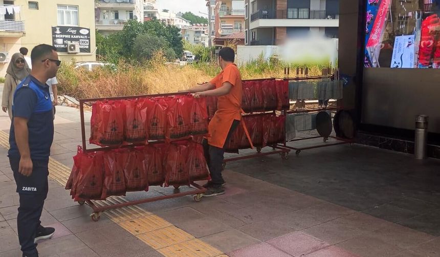Manavgat Belediyesi işgale ‘Dur’ dedi