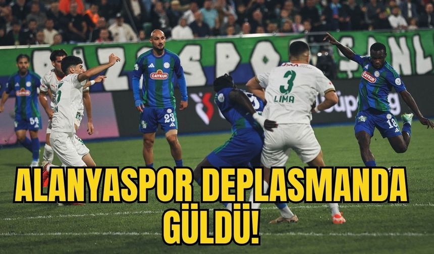 Alanyaspor deplasmanda güldü! 1-0