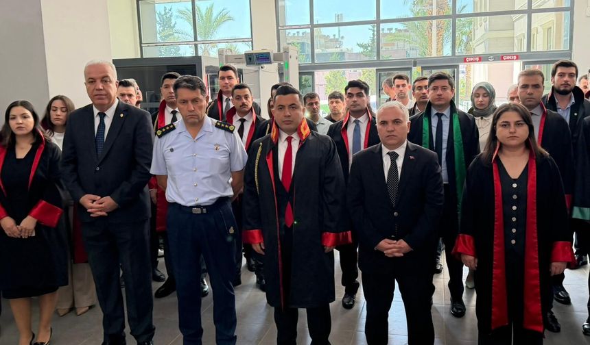 Anamur Başsavcısı Tanju Çatlı’dan adli yıl açılışında dikkat geçen açıklama