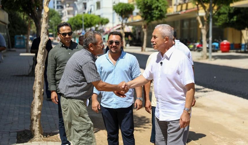 Antalya Mahmutlar’da 9 kilometrelik yol tamamlanıyor