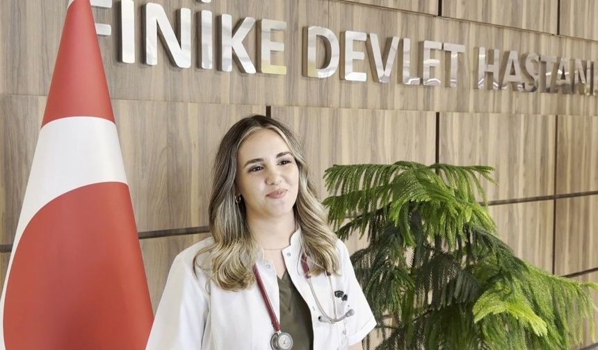 Antalya’da hastane koridorlarında başlayan hikâye doktorlukla taçlandı