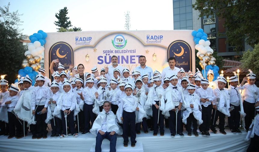 Başkan Kumbul Serik'teki sünnet operasyonu başarıyla tamamladı