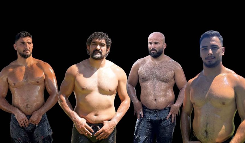 Kaş Yağlı Güreşleri ilk turu tamamlandı. İkinci tura kalan başpehlivanlar belli oldu