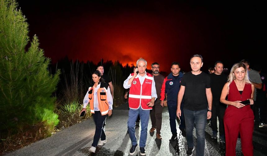 Kepez’de yangın alarmı! 100 personel ve 2 araç sahada