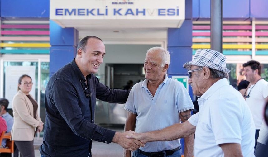 Konyaaltı Belediye Başkanı Cem Kotan emeklilerin derdini dinledi