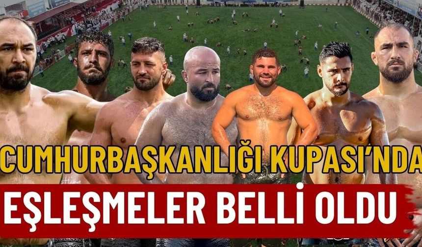 Yağlı Güreş Cumhurbaşkanlığı Kupası’nda kuralar çekildi. İşte başpehlivanların ilk tur eşleşmeleri