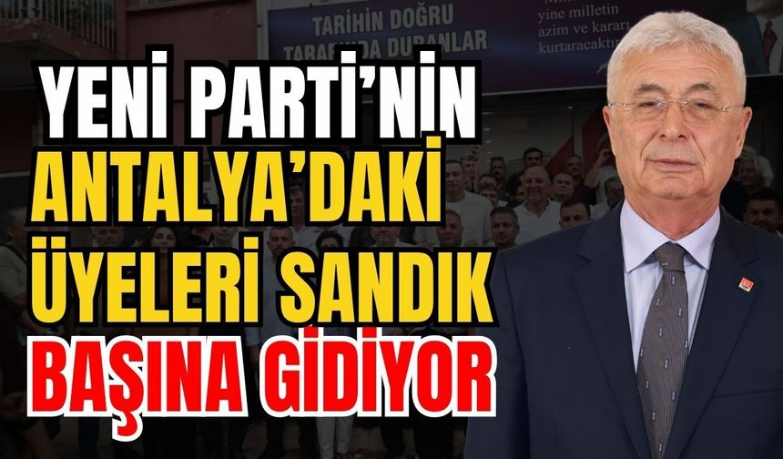 Yeni Parti’nin Antalya’daki üyeleri sandık başına gidiyor
