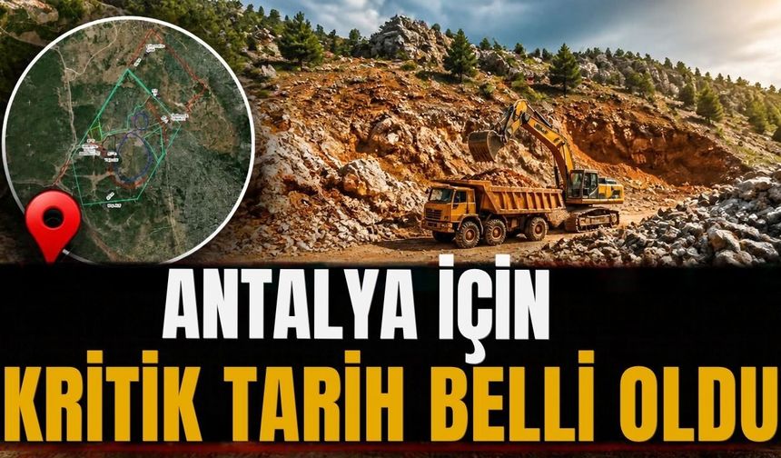 Antalya için kritik tarih belli oldu
