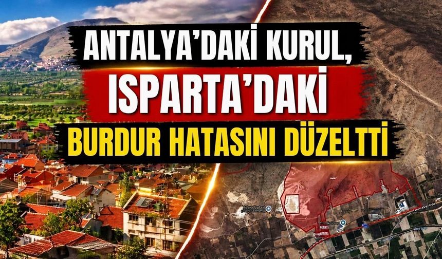 Antalya’daki kurul Isparta’daki Burdur hatasını düzeltti