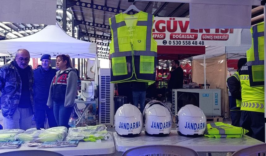Denizli’de jandarmadan kazalara karşı farkındalık hamlesi