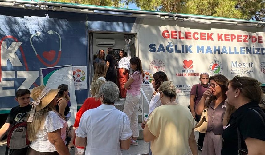 Konyaaltı’nda erken teşhis için sağlık seferberliği