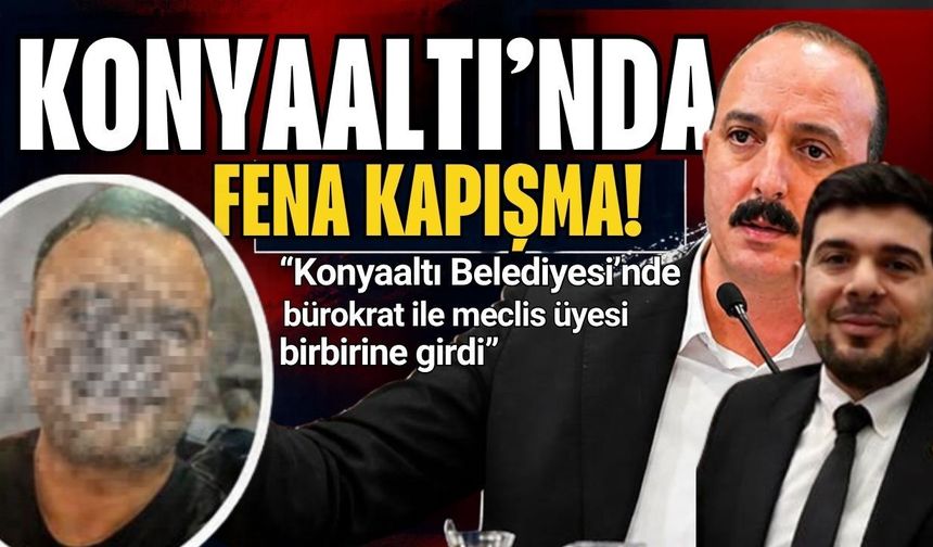 Konyaaltı’nda fena kapışma!