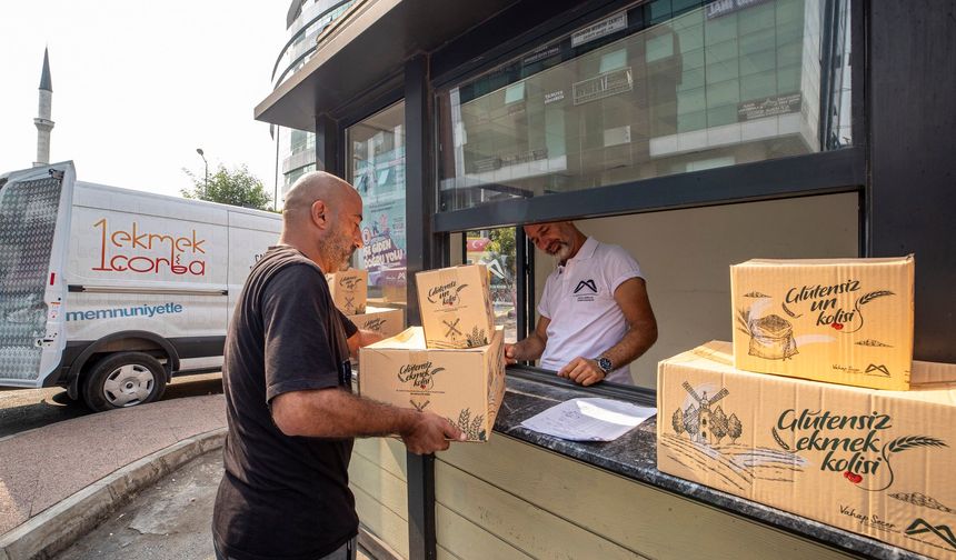 Mersin Büyükşehir Belediyesi ücretsiz ürünleri evlere ulaştırdı